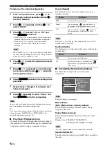 Preview for 94 page of Yamaha RX-V3800 - AV Receiver Owner'S Manual