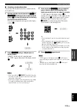 Preview for 115 page of Yamaha RX-V3800 - AV Receiver Owner'S Manual