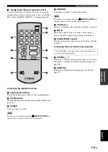 Preview for 121 page of Yamaha RX-V3800 - AV Receiver Owner'S Manual