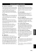 Preview for 141 page of Yamaha RX-V3800 - AV Receiver Owner'S Manual