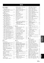 Preview for 145 page of Yamaha RX-V3800 - AV Receiver Owner'S Manual