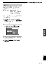 Preview for 395 page of Yamaha RX-V3800 - AV Receiver Owner'S Manual