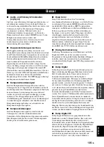 Preview for 433 page of Yamaha RX-V3800 - AV Receiver Owner'S Manual