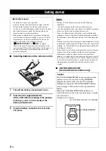 Предварительный просмотр 8 страницы Yamaha RX V3900 - AV Network Receiver Owner'S Manual