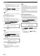 Предварительный просмотр 54 страницы Yamaha RX V3900 - AV Network Receiver Owner'S Manual