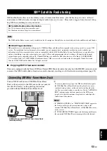 Предварительный просмотр 57 страницы Yamaha RX V3900 - AV Network Receiver Owner'S Manual