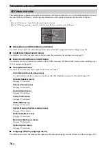 Предварительный просмотр 82 страницы Yamaha RX V3900 - AV Network Receiver Owner'S Manual