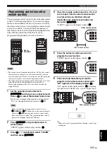 Предварительный просмотр 115 страницы Yamaha RX V3900 - AV Network Receiver Owner'S Manual