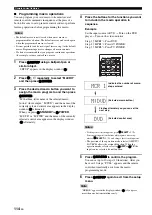 Предварительный просмотр 118 страницы Yamaha RX V3900 - AV Network Receiver Owner'S Manual