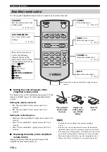 Предварительный просмотр 120 страницы Yamaha RX V3900 - AV Network Receiver Owner'S Manual