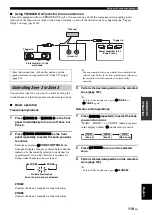 Предварительный просмотр 123 страницы Yamaha RX V3900 - AV Network Receiver Owner'S Manual