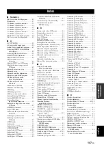 Предварительный просмотр 151 страницы Yamaha RX V3900 - AV Network Receiver Owner'S Manual