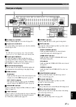 Предварительный просмотр 31 страницы Yamaha RX-V3900 Owner'S Manual