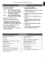 Preview for 5 page of Yamaha RX-V395 Owner'S Manual