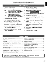 Preview for 3 page of Yamaha RX-V395RDS Owner'S Manual