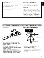 Preview for 5 page of Yamaha RX-V395RDS Owner'S Manual