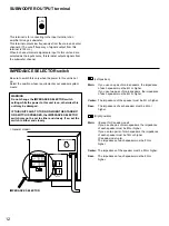 Preview for 12 page of Yamaha RX-V395RDS Owner'S Manual