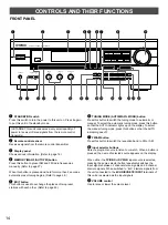 Preview for 14 page of Yamaha RX-V395RDS Owner'S Manual