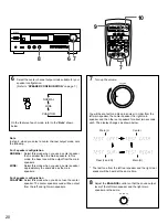 Preview for 20 page of Yamaha RX-V395RDS Owner'S Manual