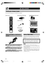 Preview for 4 page of Yamaha RX-V396 Owner'S Manual