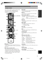 Preview for 9 page of Yamaha RX-V396 Owner'S Manual