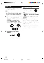 Preview for 22 page of Yamaha RX-V396 Owner'S Manual