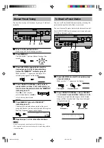 Preview for 30 page of Yamaha RX-V396 Owner'S Manual