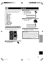 Preview for 33 page of Yamaha RX-V396 Owner'S Manual