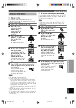 Preview for 45 page of Yamaha RX-V396 Owner'S Manual