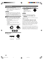 Preview for 73 page of Yamaha RX-V396 Owner'S Manual