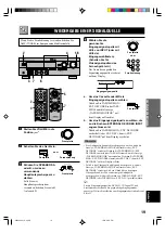 Preview for 124 page of Yamaha RX-V396 Owner'S Manual