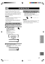 Preview for 193 page of Yamaha RX-V396 Owner'S Manual