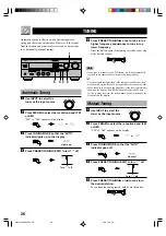 Preview for 28 page of Yamaha RX-V396RDS Owner'S Manual