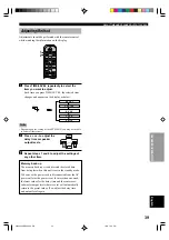 Preview for 41 page of Yamaha RX-V396RDS Owner'S Manual