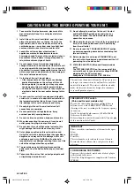 Предварительный просмотр 4 страницы Yamaha RX-V420 Owner'S Manual