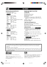 Предварительный просмотр 6 страницы Yamaha RX-V420 Owner'S Manual