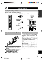 Предварительный просмотр 7 страницы Yamaha RX-V420 Owner'S Manual