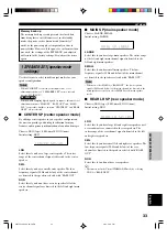 Предварительный просмотр 37 страницы Yamaha RX-V420 Owner'S Manual