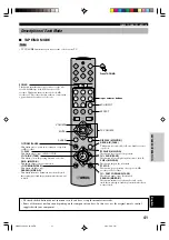 Предварительный просмотр 45 страницы Yamaha RX-V420 Owner'S Manual