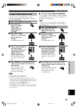 Предварительный просмотр 49 страницы Yamaha RX-V420 Owner'S Manual