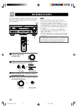 Предварительный просмотр 36 страницы Yamaha RX-V420RDS Owner'S Manual