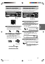 Preview for 41 page of Yamaha RX-V430 Owner'S Manual