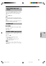 Preview for 49 page of Yamaha RX-V430 Owner'S Manual