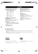 Preview for 4 page of Yamaha RX-V430RDS Owner'S Manual