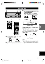 Preview for 25 page of Yamaha RX-V430RDS Owner'S Manual