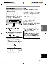 Preview for 37 page of Yamaha RX-V430RDS Owner'S Manual