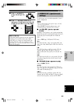 Preview for 45 page of Yamaha RX-V430RDS Owner'S Manual