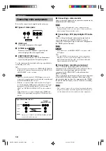 Предварительный просмотр 14 страницы Yamaha RX-V440 - 6.1 Channel Home Theater Receiver Owner'S Manual