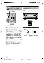 Preview for 22 page of Yamaha RX-V440 - 6.1 Channel Home Theater Receiver Owner'S Manual