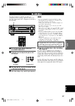 Preview for 41 page of Yamaha RX-V440 - 6.1 Channel Home Theater Receiver Owner'S Manual